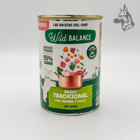 Wild Balance Lata Ragut Tradicional Ternera y Pollo