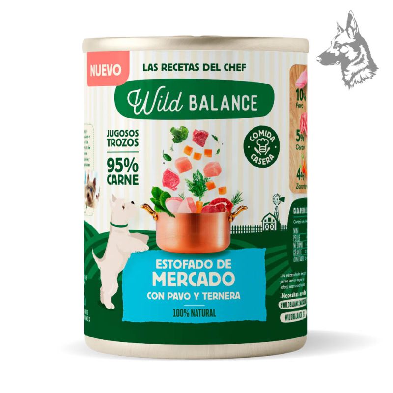 Wild Balance Lata Estofado de Mercado de Pavo y Ternera
