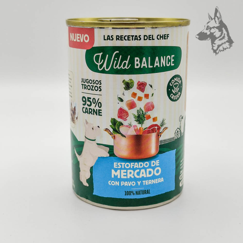 Wild Balance Lata Estofado de Mercado de Pavo y Ternera