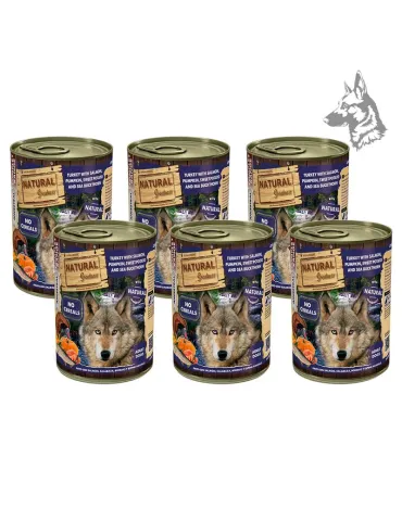Natural Greatness Lata Pavo y Salmón - comida húmeda, 400 g 2