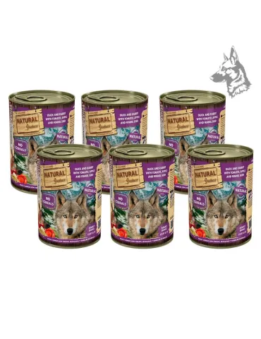 Natural Greatness Lata Pato y Conejo - comida húmeda, 400 g 2
