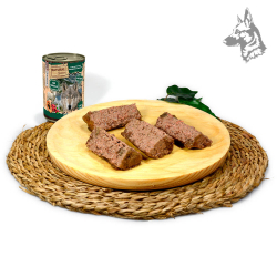 Lata de comida húmeda Natural Greatness de cordero con papaya, arándanos y romero. Alimento premium sin cereales para perros adu 2