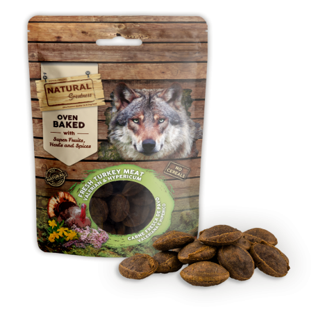 Natural Greatness Galletas Relajantes Pavo y Valeriana
