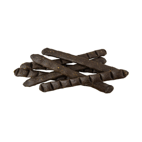 Snack funcional para perros Natural Greatness Digestive en formato stick, con manzanilla, caléndula y carne de pavo