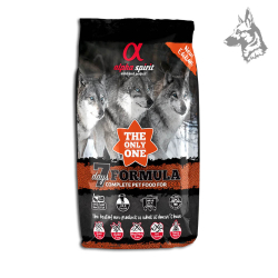 Bolsa de pienso Alpha Spirit 7 Days Formula, una receta nutritiva con carne fresca y sin gluten, diseñada para la alimentación d