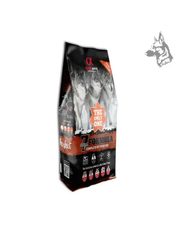 Bolsa de pienso Alpha Spirit 7 Days Formula, una receta nutritiva con carne fresca y sin gluten, diseñada para la alimentación d 2